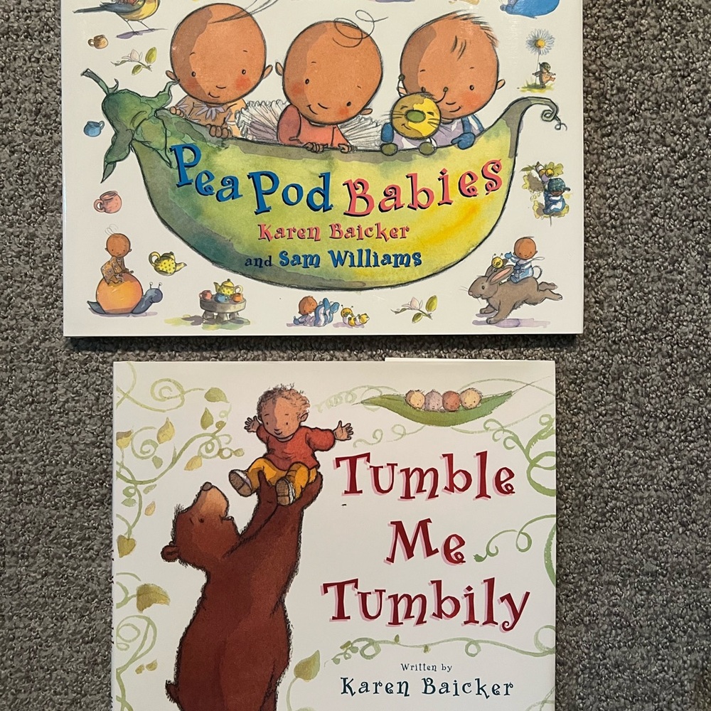 Set of 2 Brand New Hardcover Children’s Books by Karen Baicker